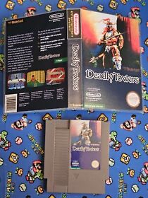 Deadly Towers (Nintendo Entertainment System NES, 1987) With Case