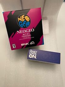 SNK NEO GEO NEOGEO Mini Classic 40th Anniversary Arcade 40 Games with Controller