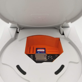 Bandeja impresa en 3D Sega Dreamcast GDEMU con ranuras SD - diseño seguro