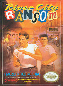 River City Ransom Nes Poster High Quality 4x6 8x10 8.5x11 11x17 13x19