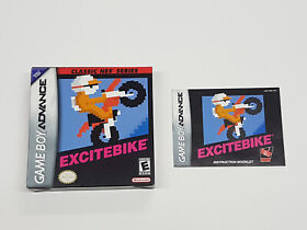 Excitebike [Classic NES Series] Nintendo Game Boy Advance Box & Manual Only *