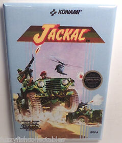 Jackal Nintendo NES Game Box  2"x3" Fridge Locker MAGNET