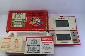 Nintendo Game & Watch MS Mickey & Donald DM-53 Made in Japan Great Condition #4