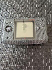SNK Neo Geo Pocket Color Neogeo Carbon Black Console W/ Battery Covers Handheld