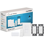 Lutron Caseta Deluxe Smart Switch Kit with Caseta Smart Hub Works w Alexa, Apple