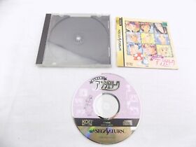 Mint Disc Sega Saturn Fushigi no Kuni no Angelique Inc Manual - Japan Free Po...