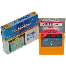 PUNCH BOY Super Cassette Vision Japan Import EPOCH SCV NTSC-J Boxed Complete  