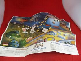 The Adventures of Lolo HAL Nintendo NES Foldable Promo Poster Insert ONLY #B1