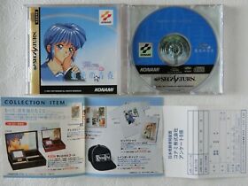 TOKIMEKI MEMORIAL Vol 1 Nijiiro no Seishun SS KONAMI Sega Saturn From Japan