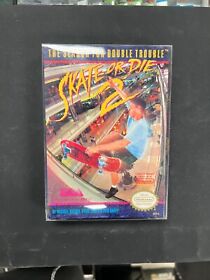 Skate or Die 2: The Search for Double Trouble (NES) Box, Game, and Manual