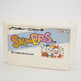 Famicom SNOW BROS Cartridge Only Nintendo 0302 fc