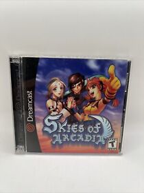 Skies of Arcadia (Sega Dreamcast, 2000) RARE CIB Complete. FAST SHIPPING