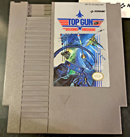 Top Gun: Second Mission, Nintendo Entertainment System NES Konami, estuche, manual
