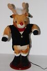 Vintage 19” Tuxedo Rudolph The Red Nosed Reindeer Musical Dancing Singing