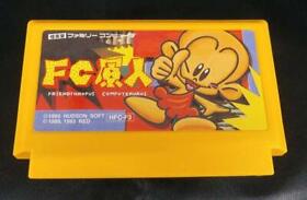 Famicom Software FC Genjin (No Manual) HUDSON Nintendo