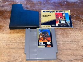 Nobunaga's Ambition (NES, 1989) w/Instructions BATTERY SAVES TESTED & CLEANED