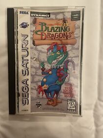 Blazing Dragons (Sega Saturn, 1996) No Registration Card