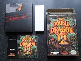 Double Dragon III 3: The Sacred Stones Nintendo NES Complete Rare USA Version