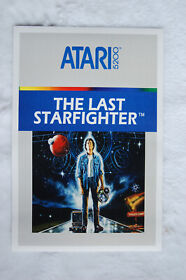 The Last Star Fighter Video Game promotional poster Atari 5200 1980s