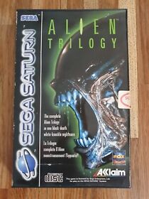 Alien Trilogy - Sega Saturn (Boxed with Manual) Tested & Working