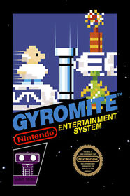 Gyromite BOX ART Nintendo NES Premium POSTER MADE IN USA  - NES080