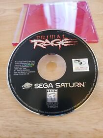 Sega Saturn - Primal Rage - GOOD, Authentic & Tested - Sega rare Video Game