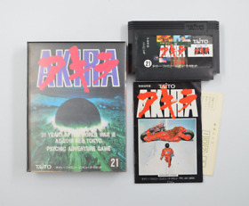 COMPLETE Akira Japanese Nintendo Famicom NTSC-J NES