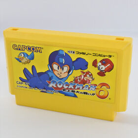 Famicom ROCKMAN 6 Megaman Cartridge Only Nintendo 2508 fc