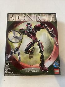 Lego 8756 Bionicle Sidorak BRAND NEW FACTORY SEALED 2004 Minor Creasing+ to Box