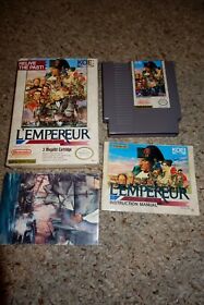 L'Empereur (Nintendo Entertainment System NES) Complete in Box GOOD W/ Poster