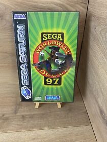 Sega Saturn Worldwide Soccer 97 Game Boxed Complete with Manual