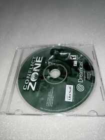 Conflict Zone Disc Only Game Sega Dreamcast Tested * Authentic