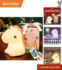 Unicorn Night Light - Rechargeable Cute Lamp for Bedrooms - 16 Colors & Remote