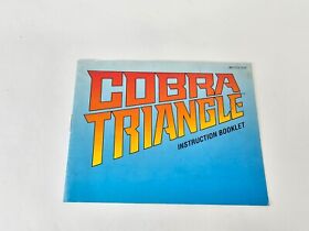 Nintendo Cobra Triangle NES Instruction Booklet Manual 