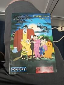 NES / Addams Family / Pugsley's Scavenger Hunt / Manual Only
