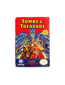 VVG - NES - Tombs & Treasure (Rare) - Released by INFOCOM ©1991