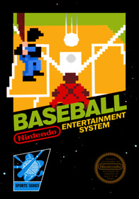 Baseball NES Nintendo 4X6 Inch Magnet Video Game Gamer Fridge Magnet