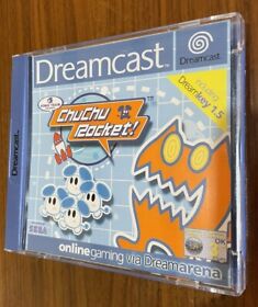 Chu Chu Rocket + Manual & Dream Key 1.5 - Sega Dreamcast