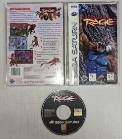 Primal Rage (Sega Saturn) Complete w/ Manual Great Condition SHIPS FREE