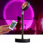 Sunset Night Lamp RGB LED Projection Light for Home 16 Colors & 4 Modes USB Port