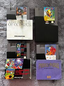 NES Spiele Prince of Persia, Battle of Olympus, Bart Vs. The World und mehr