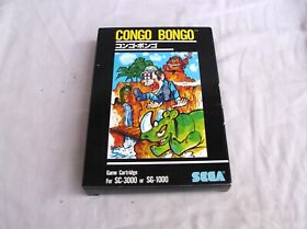 Sega Congo Bongo cartridge game. MINT for Japanese SC-3000 SG-1000