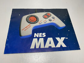 NES MAX Controller Nintendo Original Instruction Manual Booklet Only