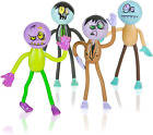 ArtCreativity Assorted Bendable Zombies for Kids - Pack of 12 - 3.75 Inch with -