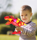 Mozlly Light Up Red Dinosaur Blaster Gun Toy – 3 in 1 Flashing LED Laser Gun