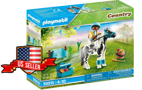 NEW & SEALED PLAYMOBIL 70515 Country Collectible Lewitzer Pony 22 Pc Toy Set