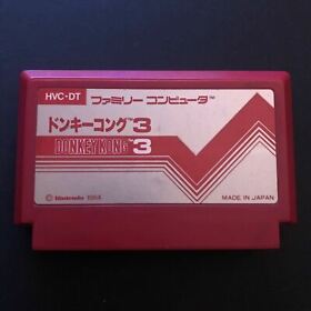 Donkey Kong 3 - Nintendo Famicom NES NTSC-J HVC-DT 1984 Action Arcade Game