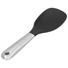 Rice Spoon, Silicone Rice Paddle Nonstick Rice Serving Spoon Stainless Steel ...