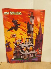 Vintage Lego 6097 Fright Knights Night Lord's Castle Instruction Manual Only