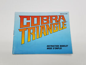 Cobra Triangle Authentic NES Nintendo Manual *